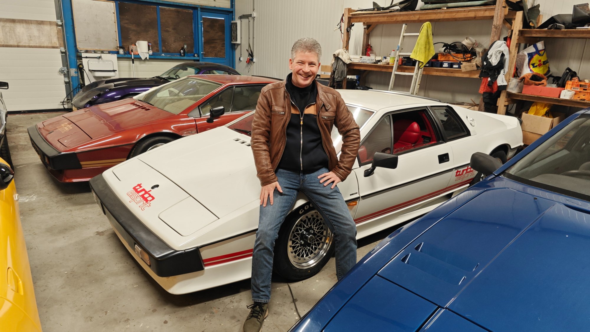 Don bij Bauke Kooistra in Friesland, met de witte en koperkleurige Esprit