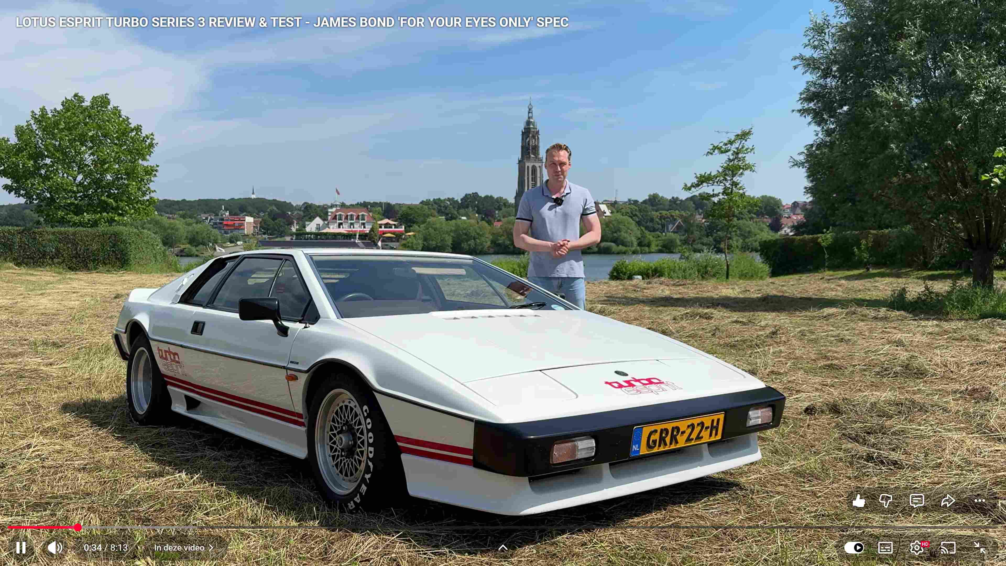 Overstuur met Maurice - Lotus Esprit Turbo S3 Review